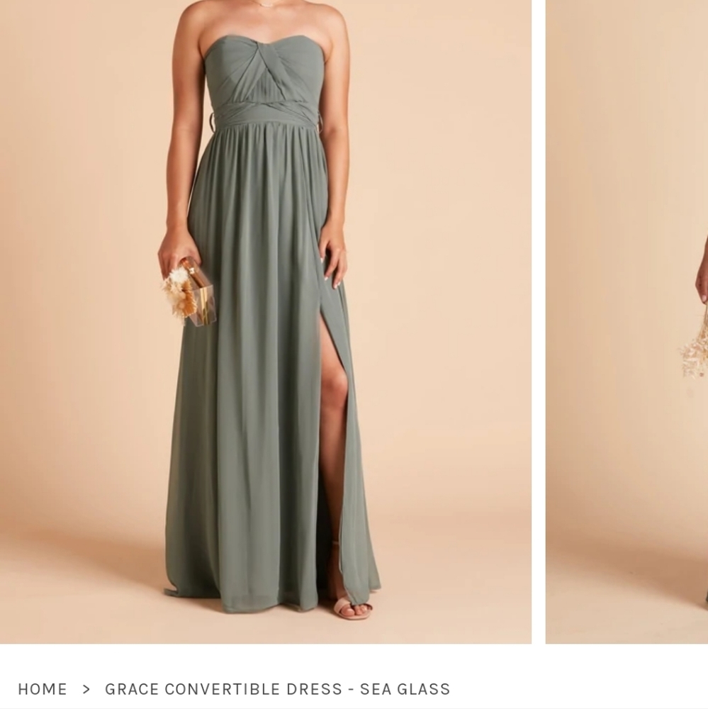 Grace convertible bridesmaid dress in Seaglass